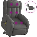 Maison Chic Električni masažni naslanjač - Relax naslanjač s funkcijo vstajanja temno siv, (22061871) u