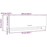 vidaXL Ormar Artisan hrast 100x32,5x35 cm izrađeno drvo | shoptok.hr