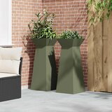  Stup saksija 2 pcs Maslinasta 40 x 40 x 100 cm | Eponuda.ba