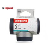 LG 694524 ADAPTER ROTIRAJUCI 2X2P+E 1XUSB-A 1XUSB-C (ALU/T.SIVA) | ePonuda.com