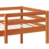  Okvir kreveta na kat bez madraca smeđi 75x190 cm od borovine | shoptok.hr