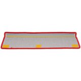  Prostirke za stepenice 15 kom 65x21x4 cm crvene pravokutne rubove | shoptok.hr
