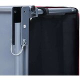 vidaXL prikolica za bicikl crno-crvena 65 kg | shoptok.hr