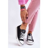 EVENTO Women's Classic Sneakers Black and White Ecoma | Shoptok.si