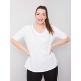 BASIC Feel Good T-shirt-RV-TS-6330.92P-white Cene