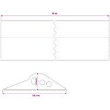  Brtva za garažni pod Crna 75 x 12 mm 10 m EPDM guma | shoptok.hr