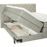 Premium Living Postelja Boxpring Palio, Svetlo Siva, Predal, 160x200 | Shoptok.si