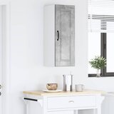  Ormar za Zid Betonski sivi 30 x 31 x 80 cm Konstruirano drvo | shoptok.hr