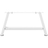  Noge za klubsko mizico v obliki črke A, 2 kosa, bele, 60 x (30-31) cm, jeklo, (22123484) | Shoptok.si