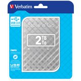 Verbatim Store n Go 2,5" 2TB USB3 zunanji trdi disk, srebrn (53198) | Shoptok.si