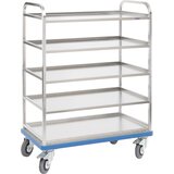 Gmöhling Regalni voziček G®-ORG E 2801, 5 nivojev, 4 police, DxV 590 x 1405 mm | Shoptok.si