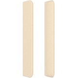  Uzglavlje s ušima krem 103x16x118/128 cm od tkanine | shoptok.hr