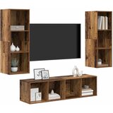  Set TV komoda Zidne 3 pcs Staro drvo Konstruirano drvo | Eponuda.com