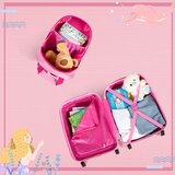  Putni kovčeg, 2x komplet dječji kovčeg + ruksak (roza) | shoptok.hr