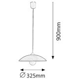 Rabalux cupola range visilica D30 fix narandžasta | Eponuda.com