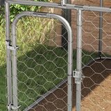 Vanjski kavez za pse s krovom 200 x 200 x 150 cm | shoptok.hr
