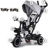 Tricikl Tiny Bike 3u1 – Grey | shoptok.hr