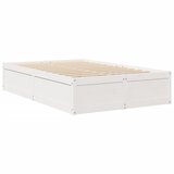  Okvir kreveta bez madraca bijeli 135 x 190 cm masivna borovina | shoptok.hr