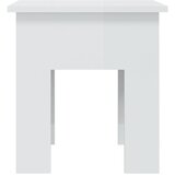  Stolić za kavu sjajni bijeli 40 x 40 x 42 cm konstruirano drvo | shoptok.hr