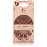 SOSU Cosmetics Salon Nails umetni nohti odtenek Mocha Latte 30 kos u