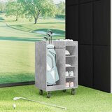 Golf ormar s kotačem Jednobojno Betonski sivi 65 x 45 x 98 cm | shoptok.hr