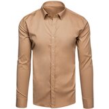 DStreet Koszula męska elegancka brązowa | shoptok.hr