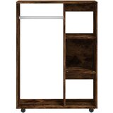  Garderobna omara dimljeni hrast 80x40x110 cm konstruiran les, (20705651) | Shoptok.si