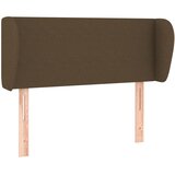  Uzglavlje s ušima tamnosmeđe 103x23x78/88 cm od tkanine | shoptok.hr