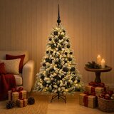  Umjetno božićno drvce s kuglicama 120 cm 150 LED lampica | shoptok.hr