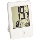 TFA termometer z uro pop (digitalni, 9 cm, bele barve)