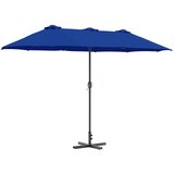  Vrtni suncobran Azurnoplava 370 x 197 x 239 cm | shoptok.hr