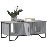 Stolić za kavu siva boja hrasta 100x51x40 cm konstruirano drvo | shoptok.hr
