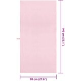  Sportski Ručnici 2 pcs Ružičasta 140 x 70 cm | shoptok.hr