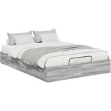  Otoman krevet Siva Sonoma 193 x 120 x 25 cm Iverica - Sivi hrast sonoma 140 x 200 cm | shoptok.hr