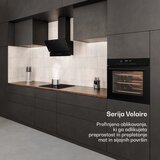 Klarstein Velaire vgradna pečica + Velaire indukcijska kuhalna plošča + Velaire kuhinjska napa | 60 cm | Shoptok.si