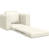  Podna sofa krevet 2-u-1 krem 98x71x83 cm baršun | shoptok.hr