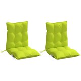  Jastuci za stolicu niskog naslona 2 kom svjetlozeleni tkanina | shoptok.hr