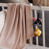 BabyOno Pletena bambusova odejica 75x100 cm, svetlo bež | Shoptok.si