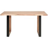 Livetastic JEDILNA MIZA, trd les akacija črna, barve akacije | Shoptok.si