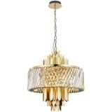  Luster na lancu MARGOT 9xE14/40W/230V, prečnik 55 cm, zlatna | Eponuda.com