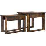  Set stolića za kavu 2 pcs Dimljeni hrast Konstruirano drvo | shoptok.hr