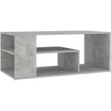 Furnova Klubska mizica betonsko siva 100x50x40 cm iverna plošča, (21914762) | Shoptok.si