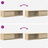 vidaXL TV ormarići 2kom boja hrasta 100x31x25,5 cm konstruiranog drva | shoptok.hr