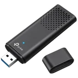 Archer TX20U AX1800 Dual Band Wi-Fi 6 Wireless USB Adapter, 1201 Mbps at 5 GHz + 574 Mbps at 2.4 GHz, Internal Antennas,