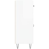  Komoda sjajna bijela 69,5x34x90 cm od konstruiranog drva | shoptok.hr