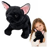 Plišana igračka Bulldog 22 cm - crni Cene