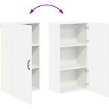 vidaXL Stenska kuhinjska omarica Bela 50 x 31 x 100 cm Konstruiran les | Shoptok.si