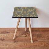 Hanah home klub sto Shp135, 35x42x35 cm, Sivi | ePonuda.com
