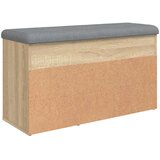  Klupa za cipele boja hrasta 82 x 32 x 45,5 cm konstruirano drvo | Eponuda.com