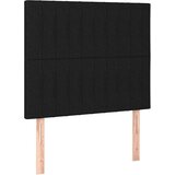  Krevet s oprugama i madracem crni 100 x 200 cm od tkanine | shoptok.hr